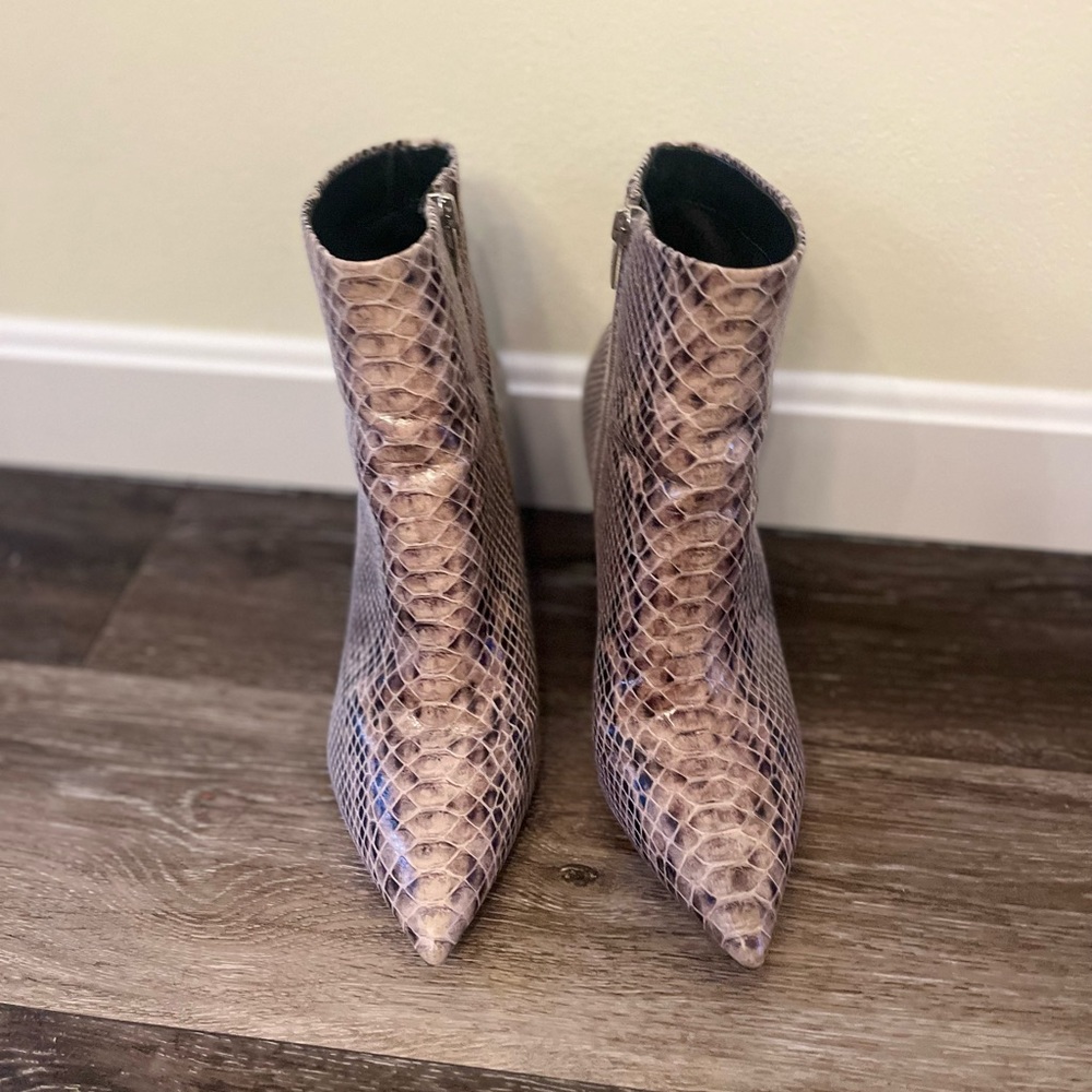 Marc Fisher Glorena Snakeskin Bootie